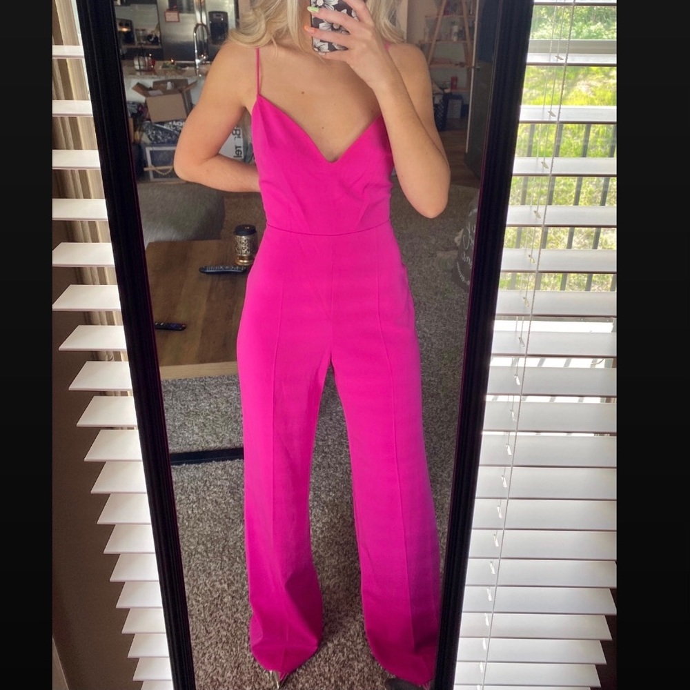 Jay Godfrey | Fuscia Jumpsuit
